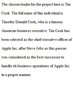 Background Information of Tim Cook